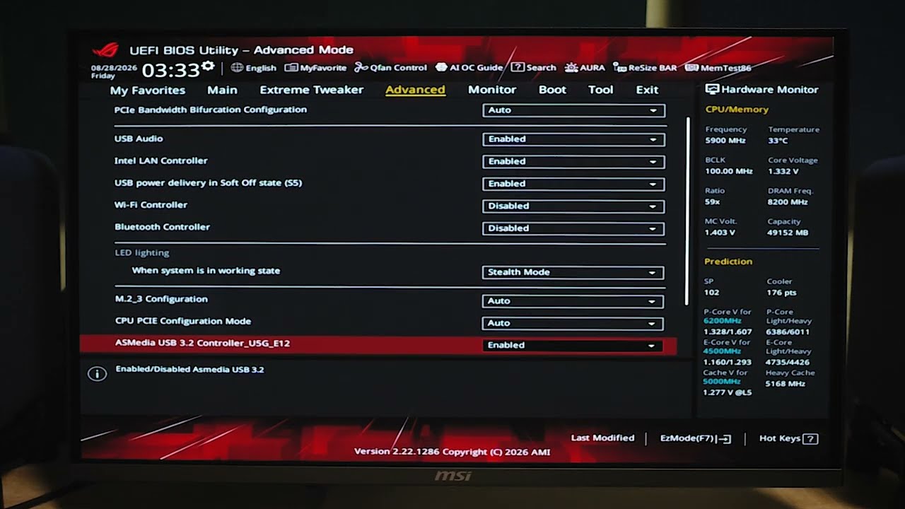 Z790 APEX ENCORE + 14900KS | 48GB@8200-36 | DAILY USE [BIOS 2202]